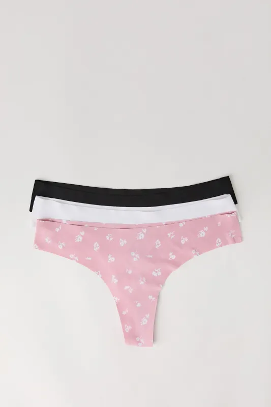 No Show Thong Panty (3 Pack) sold by Urban Planet