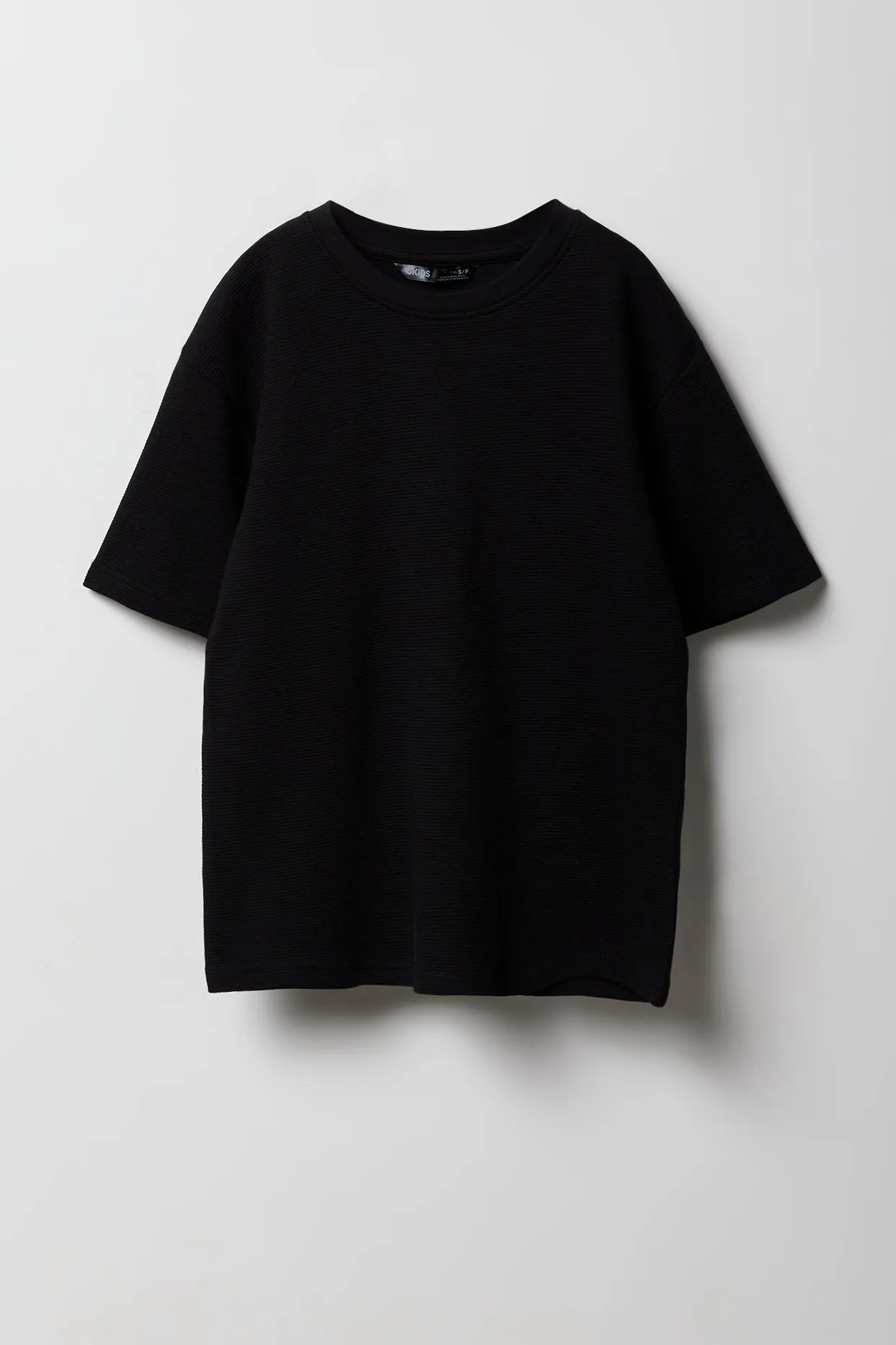 Boys Textured T-Shirt sold by Urban Planet product image thumbnail 3