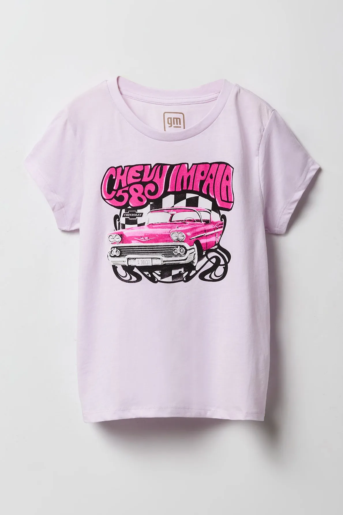 Girls Chevy Impala Graphic T-Shirt sold by Urban Planet