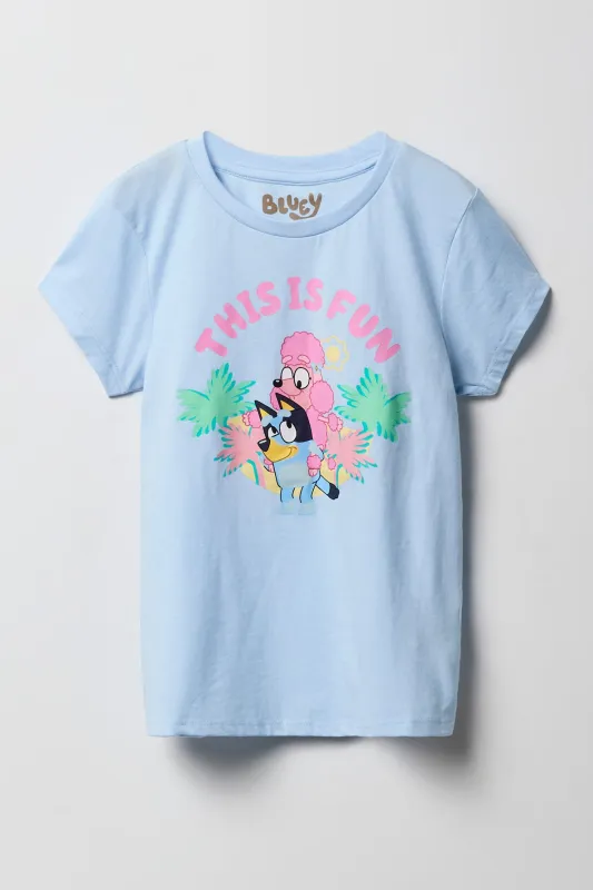Girls Bluey This Is Fun Graphic T-Shirt sold by Urban Planet