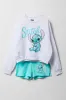 Girls Stitch Graphic Sweatshirt & Short 2 Piece Set sold by Urban Planet
