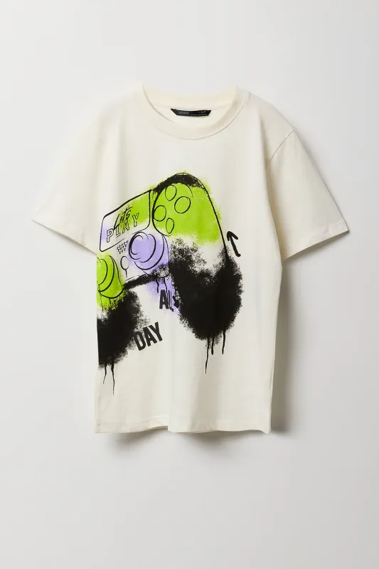 T-shirt à imprimé All Day pour garçon sold by Urban Planet