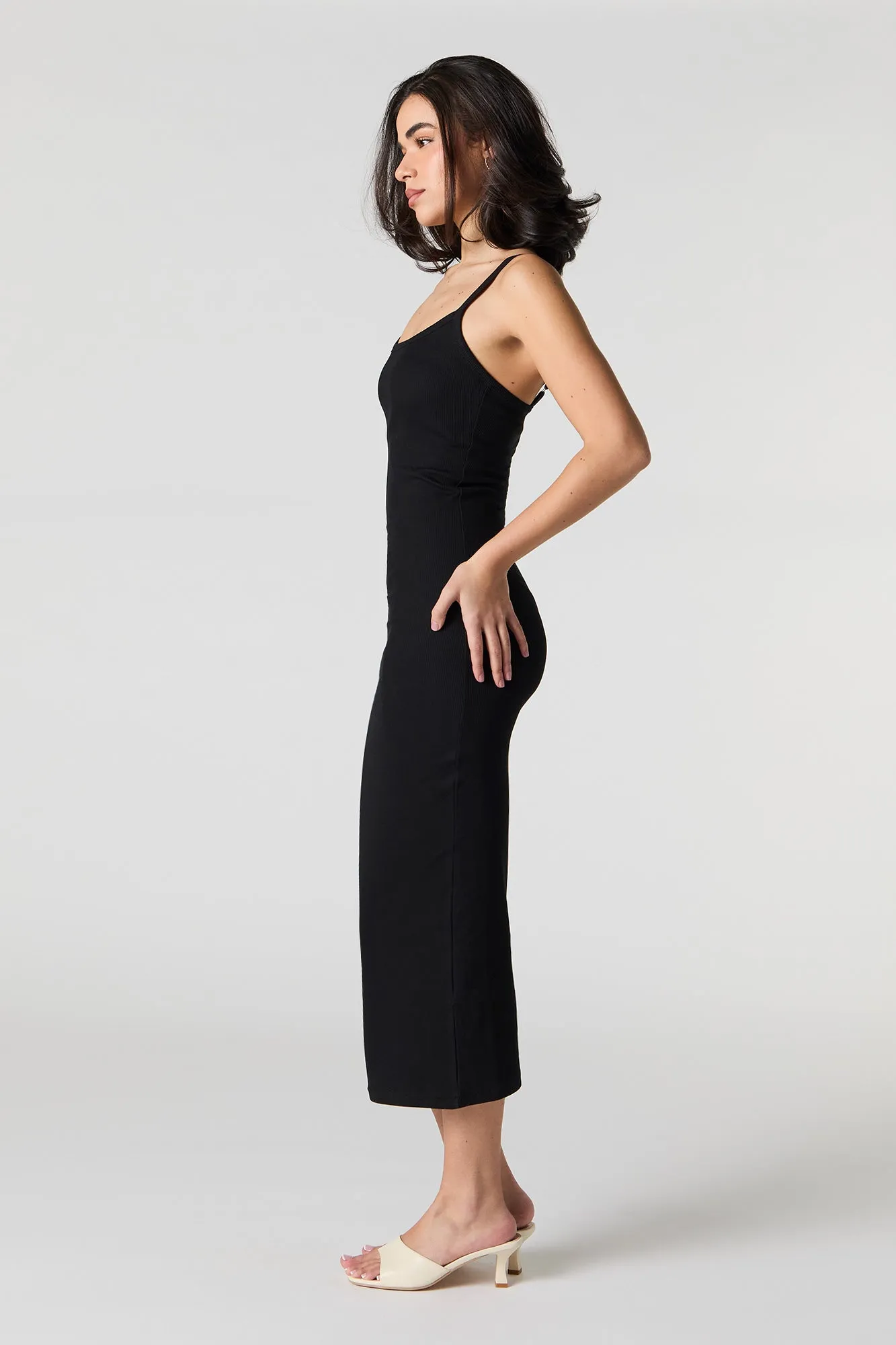 Ribbed Bodycon Midi Dress sold by Urban Planet product image thumbnail 5