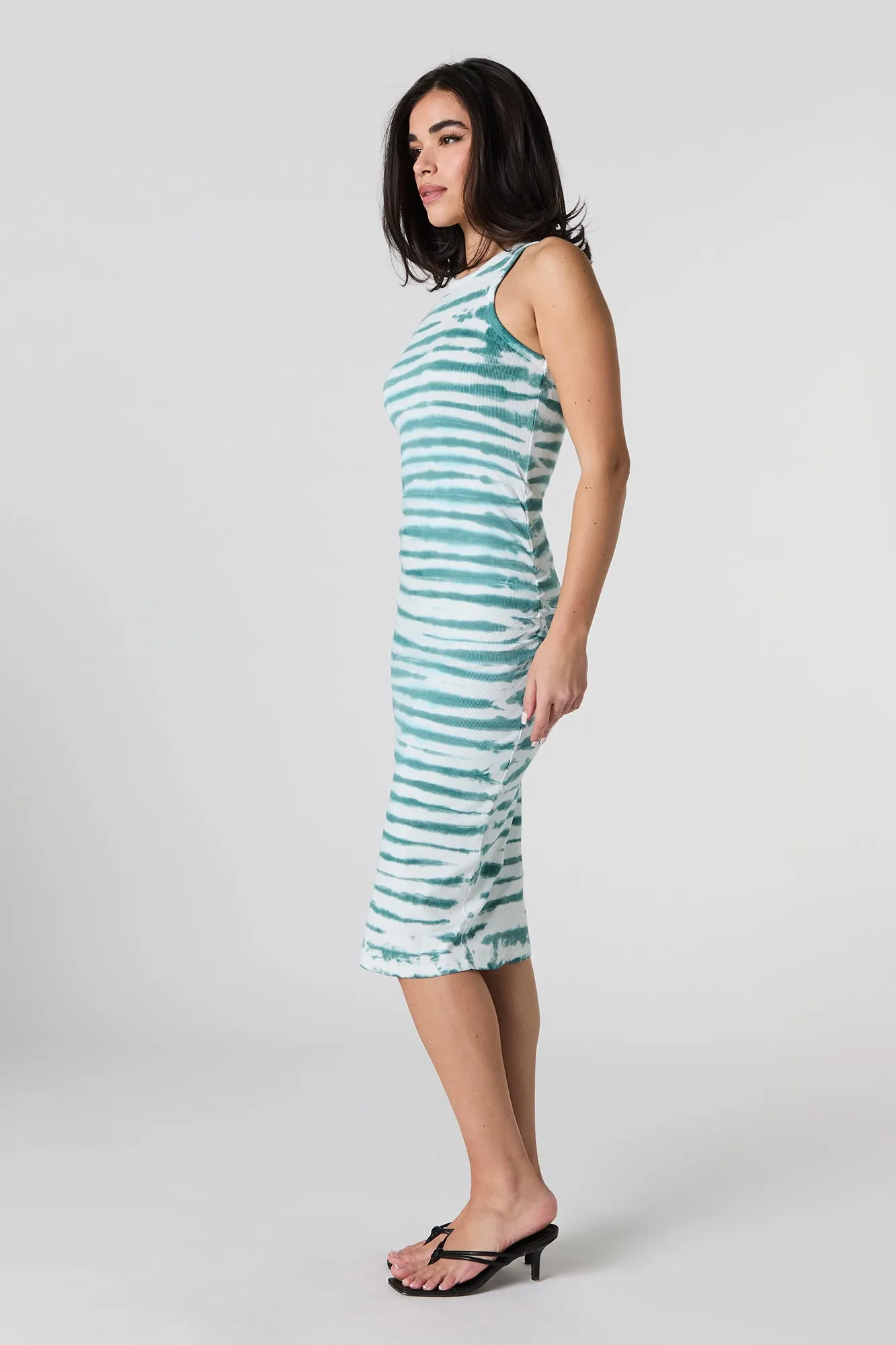 Ribbed Sleeveless Midi Dress sold by Urban Planet product image thumbnail 2