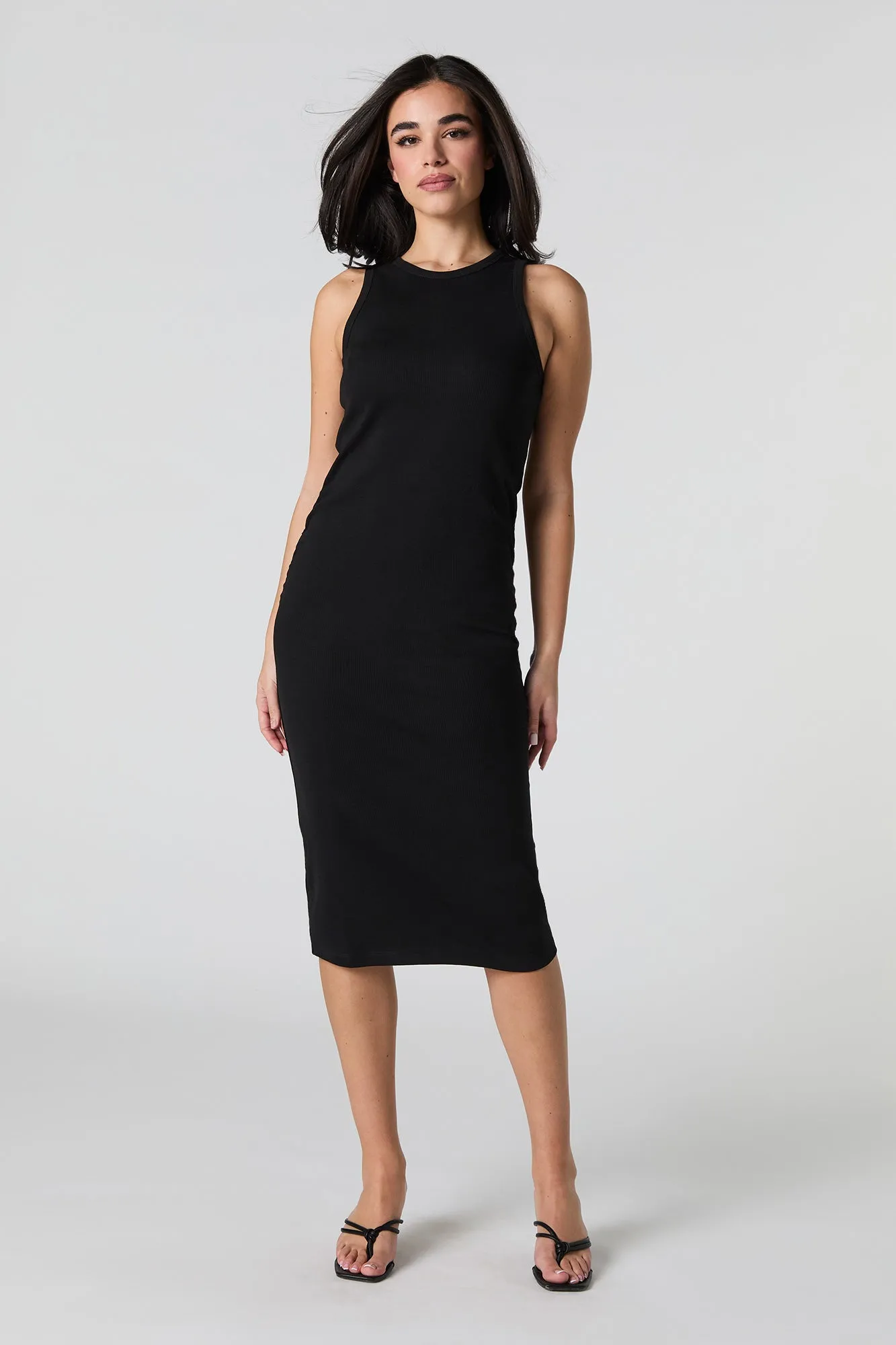 Robe midi côtelée sans manches sold by Urban Planet product image thumbnail 4