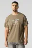 T-shirt délavé à imprimé Sinners & Saints sold by Urban Planet