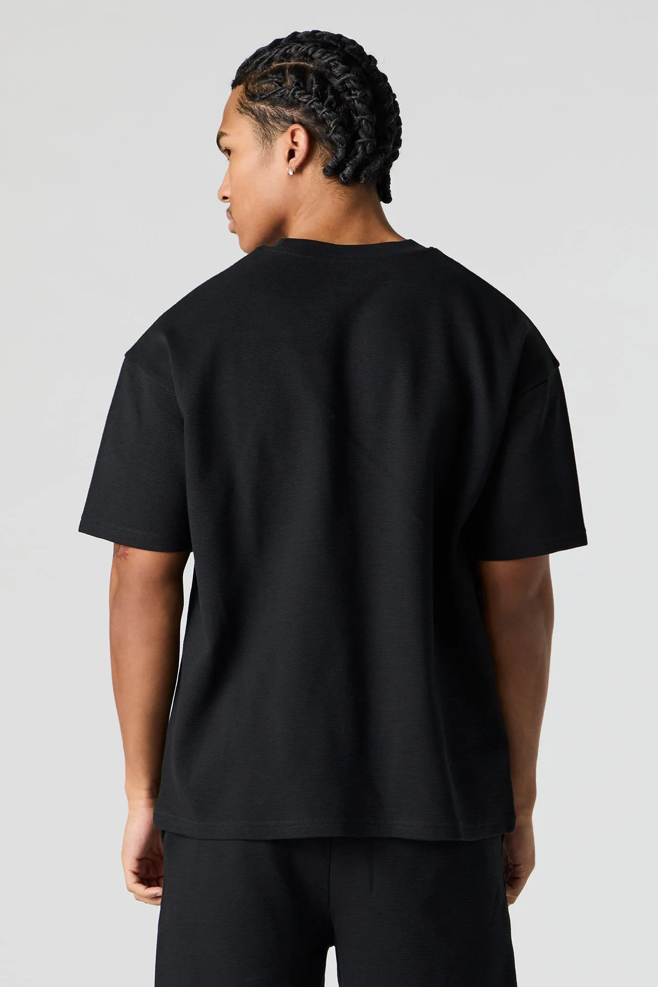 Textured T-Shirt sold by Urban Planet product image thumbnail 5