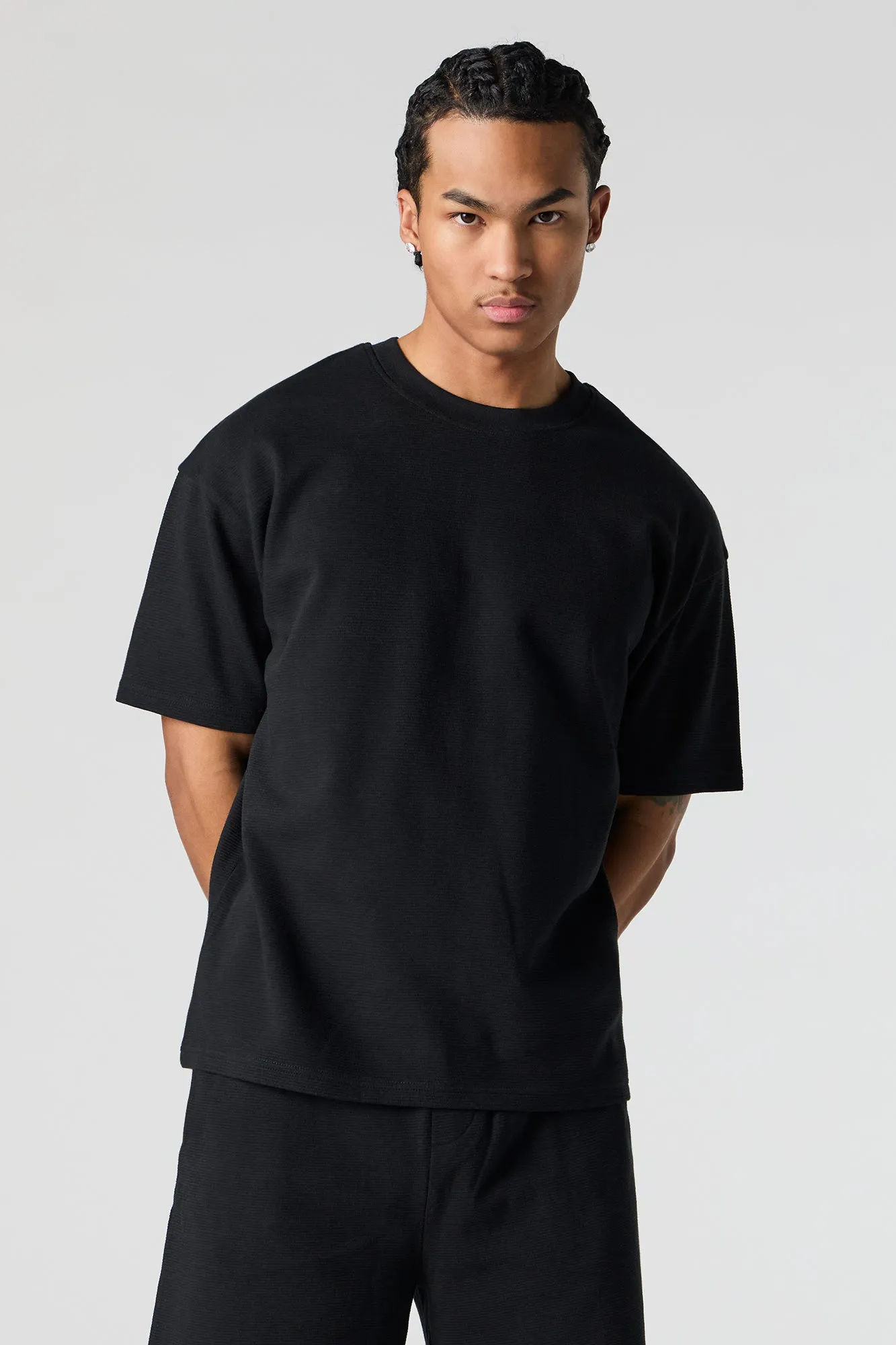 Textured T-Shirt sold by Urban Planet product image thumbnail 4