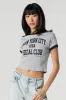 T-shirt à liséré contrastant et imprimé sold by Urban Planet