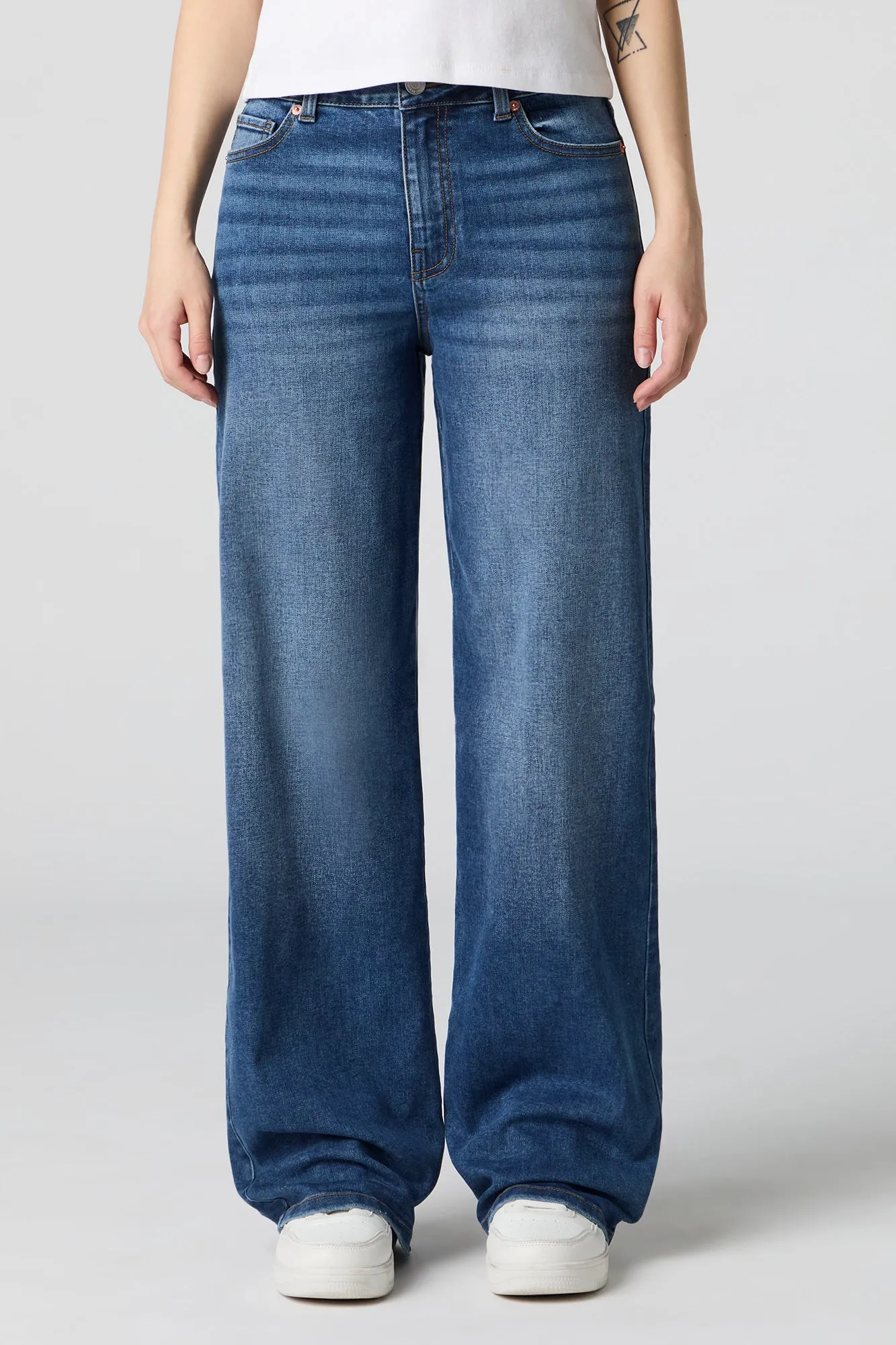 Stretch Baggy Dark Jean sold by Urban Planet product image thumbnail 2