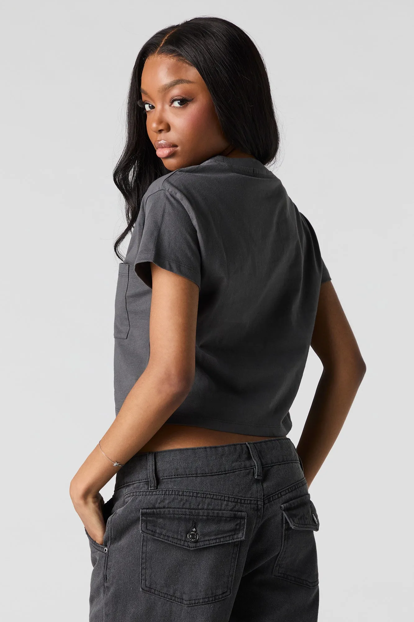 T-shirt ras du cou carré sold by Urban Planet product image thumbnail 2