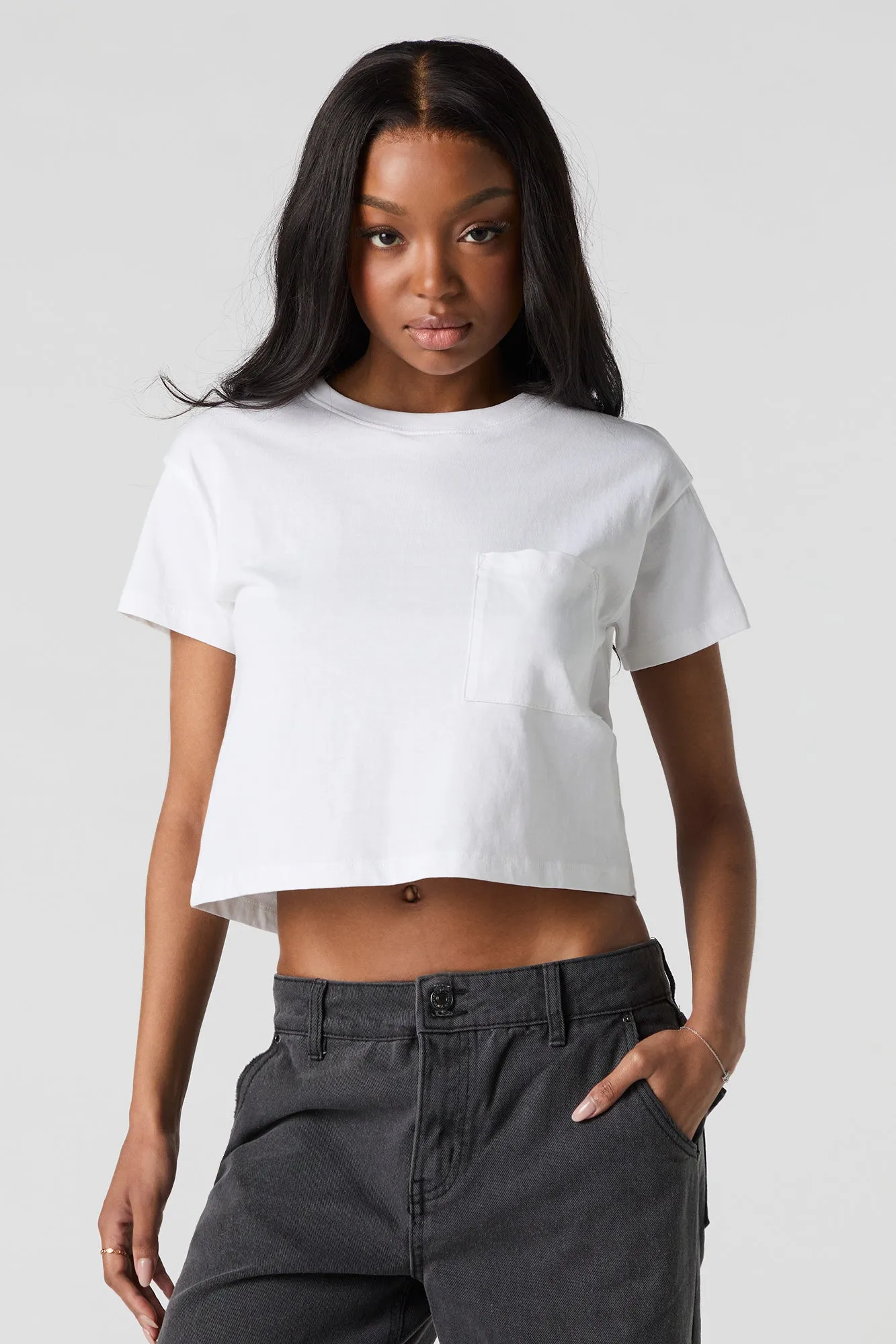 T-shirt ras du cou carré sold by Urban Planet product image thumbnail 4