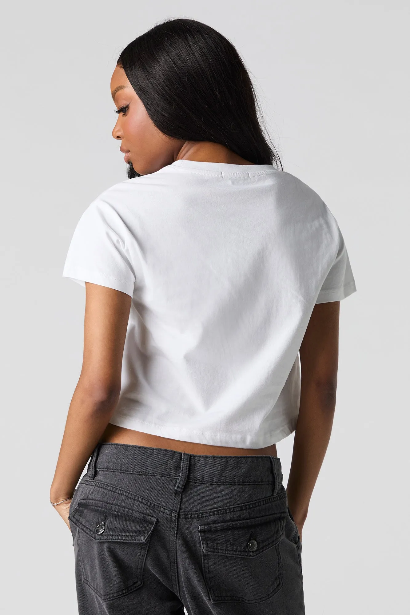 T-shirt ras du cou carré sold by Urban Planet product image thumbnail 5