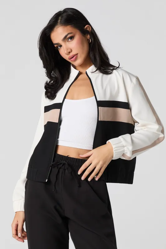Active Colourblock Zip-Up Jacket sold by Urban Planet