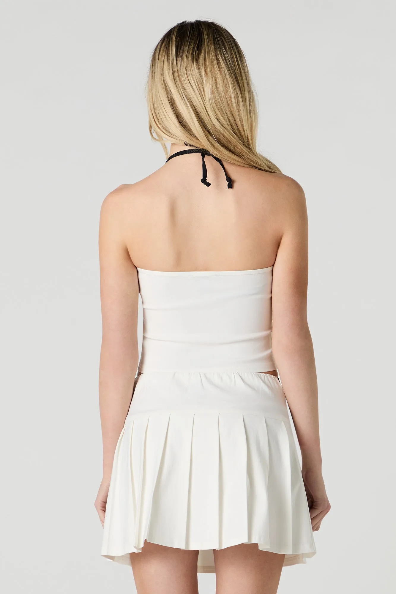 Minijupe-short à plis et garniture contrastante sold by Urban Planet product image thumbnail 2