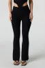 Pantalon évasé en tricot côtelé sold by Urban Planet