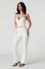 Pantalon évasé en tricot côtelé sold by Urban Planet