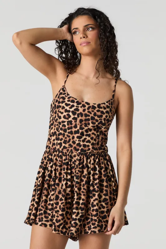 Scoop Neck Flowy Romper sold by Urban Planet