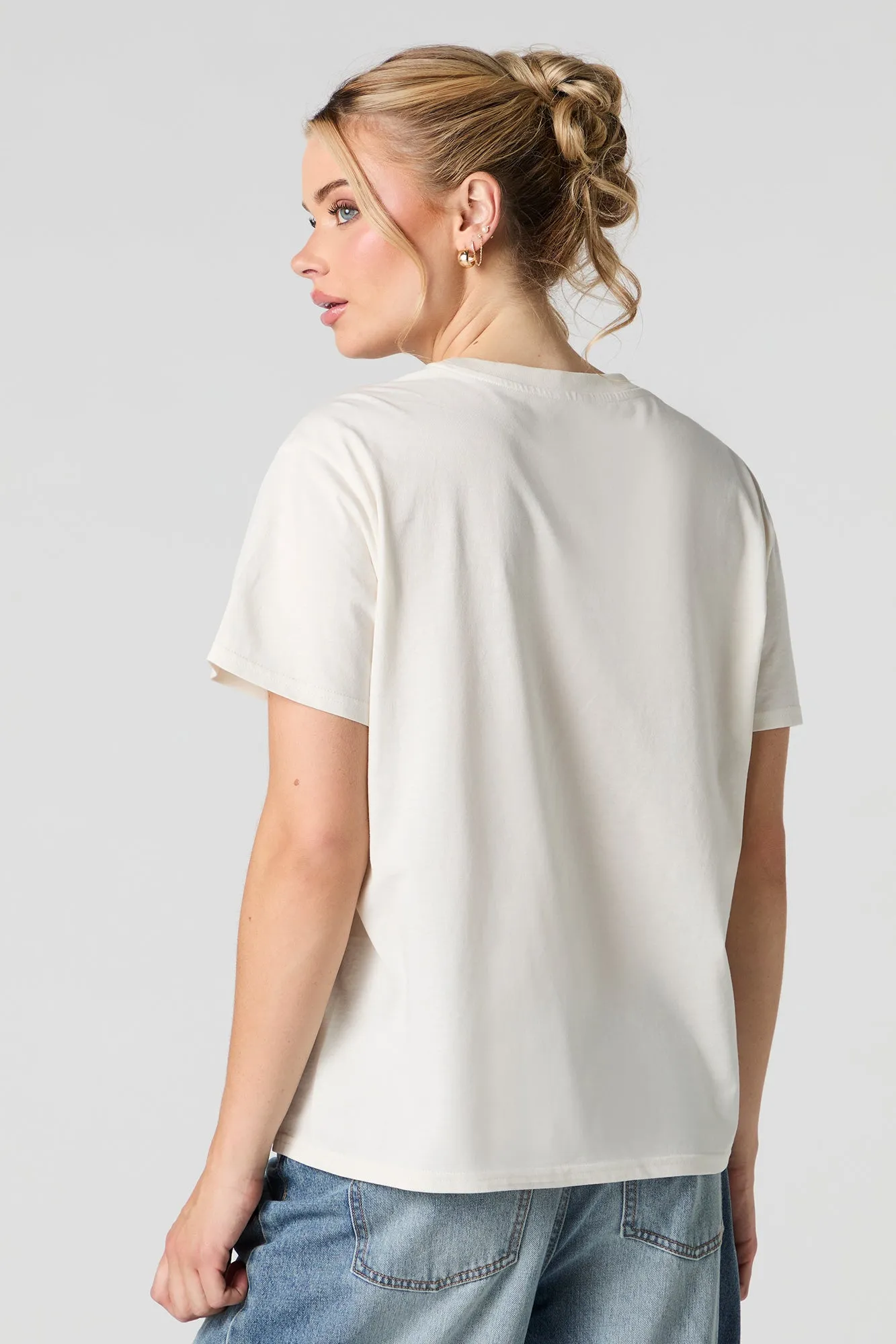 T-shirt coupe garçonne à imprimé Mickey sold by Urban Planet product image thumbnail 2