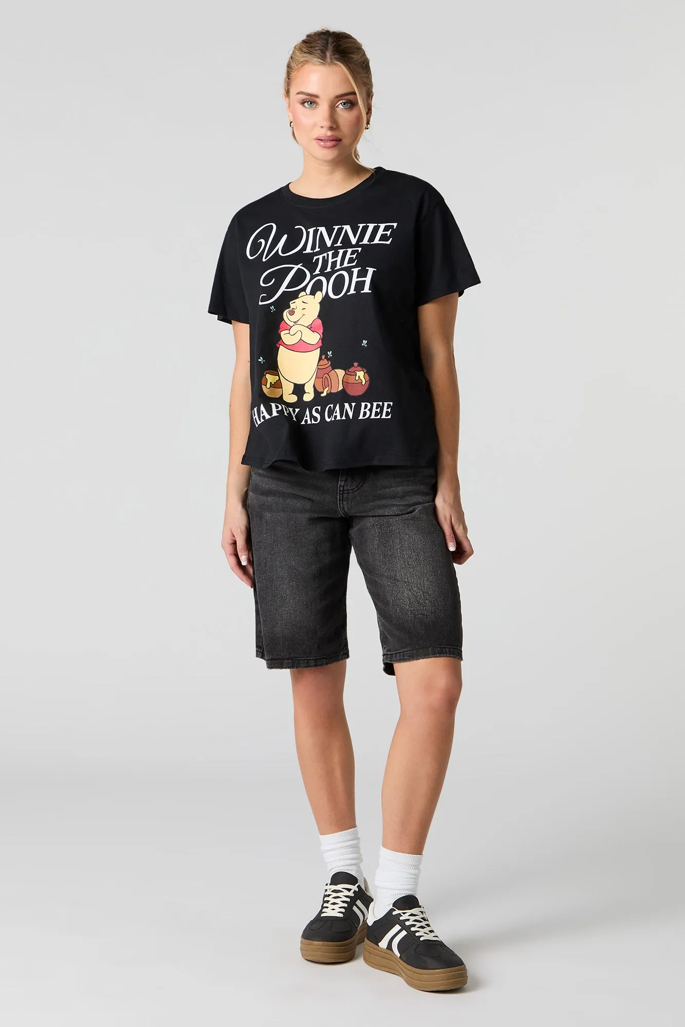 Winnie The Pooh Graphic Boyfriend T-Shirt sold by Urban Planet product image thumbnail 3