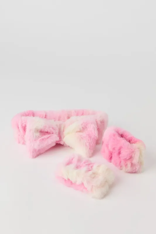 Bandeau et poignets en peluche avec boucle sold by Urban Planet