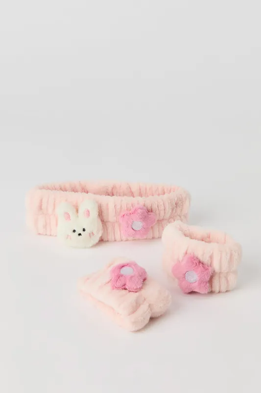 Bandeau et poignets en peluche avec boucle en forme de personnage sold by Urban Planet