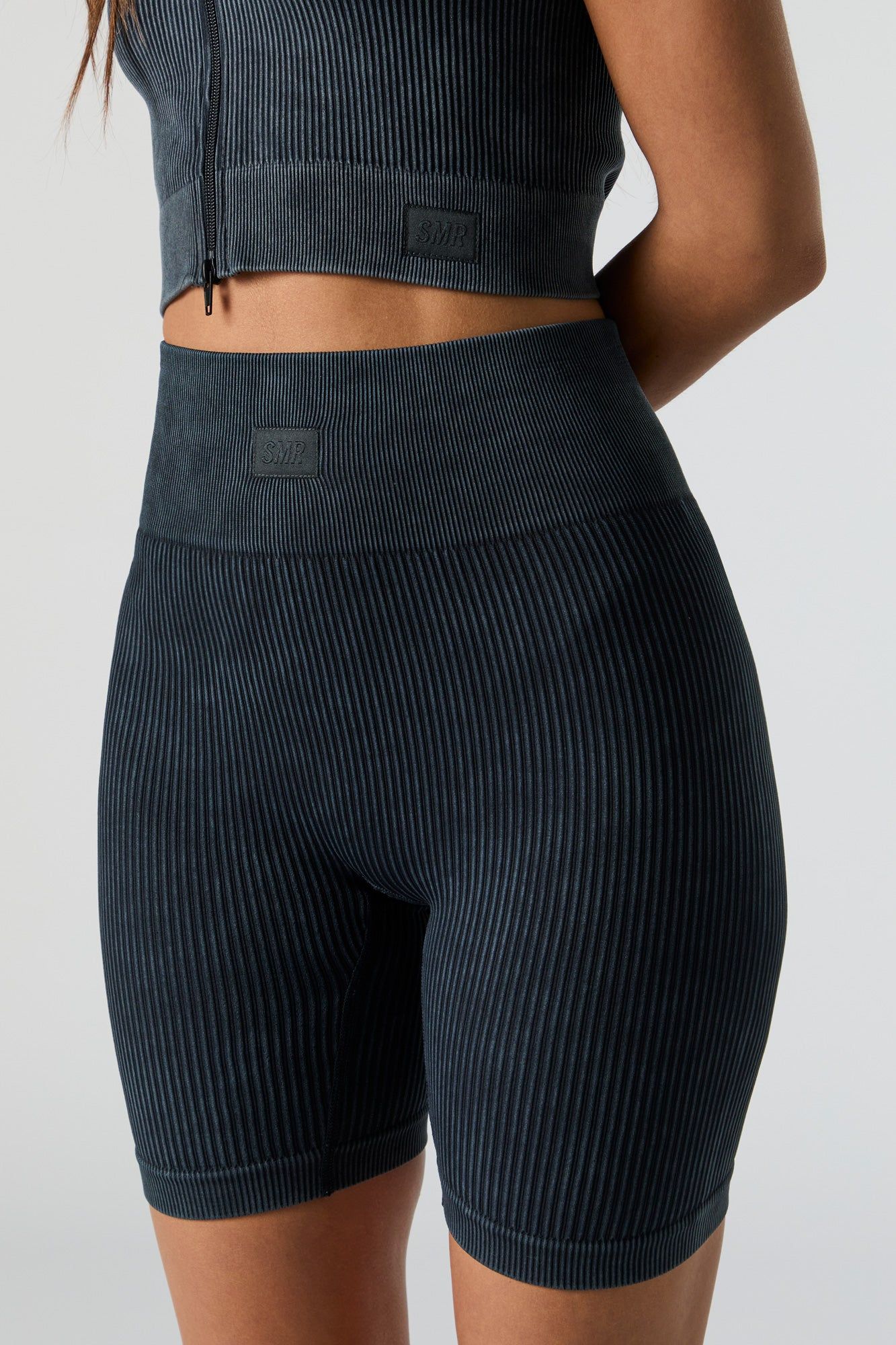 Débardeur Sommer Ray côtelé délavé sans couture avec fermeture à glissière sold by Urban Planet product image thumbnail 5