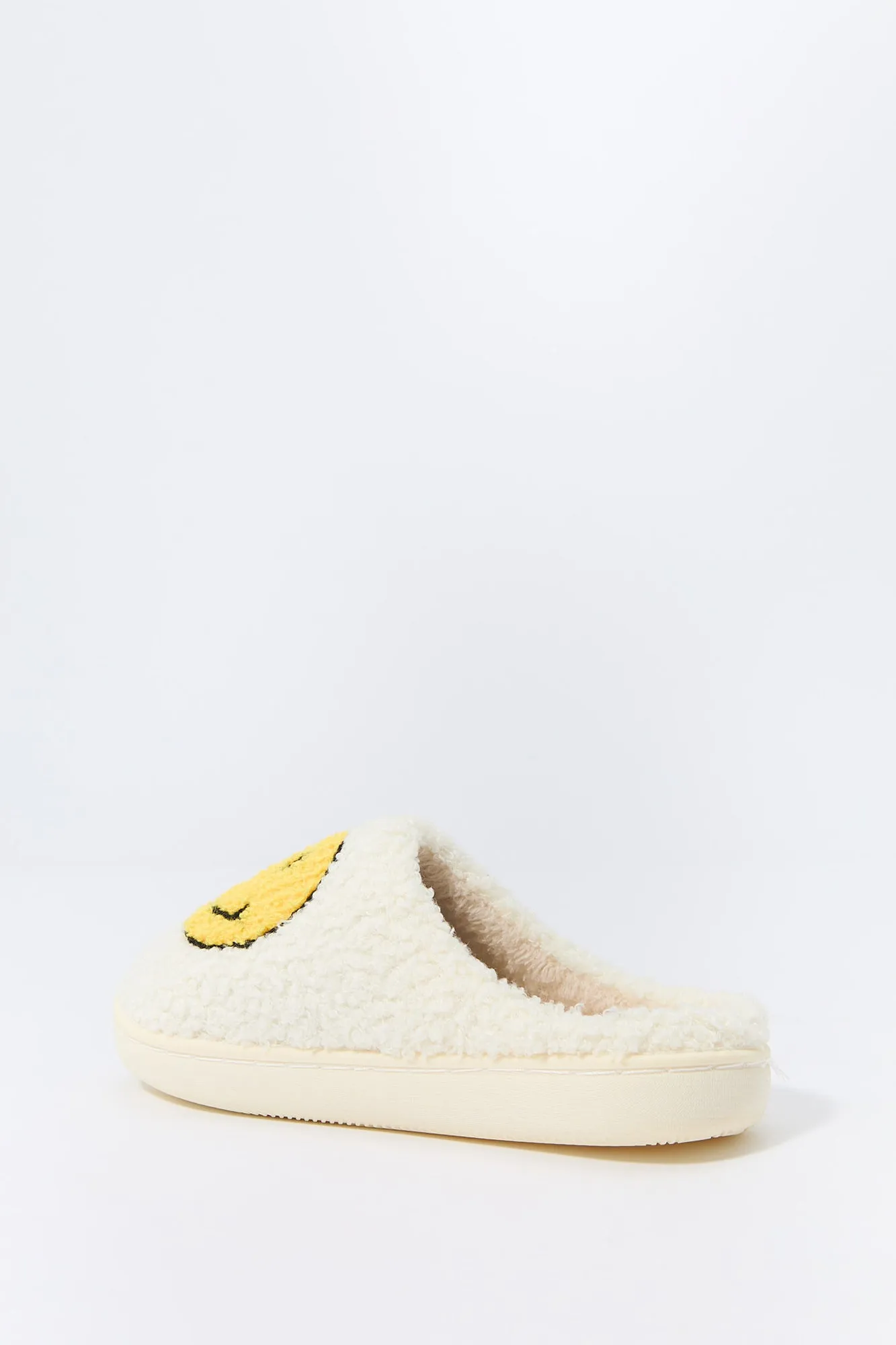 Girls Happy Face Faux-Fur Slipper sold by Urban Planet product image thumbnail 4