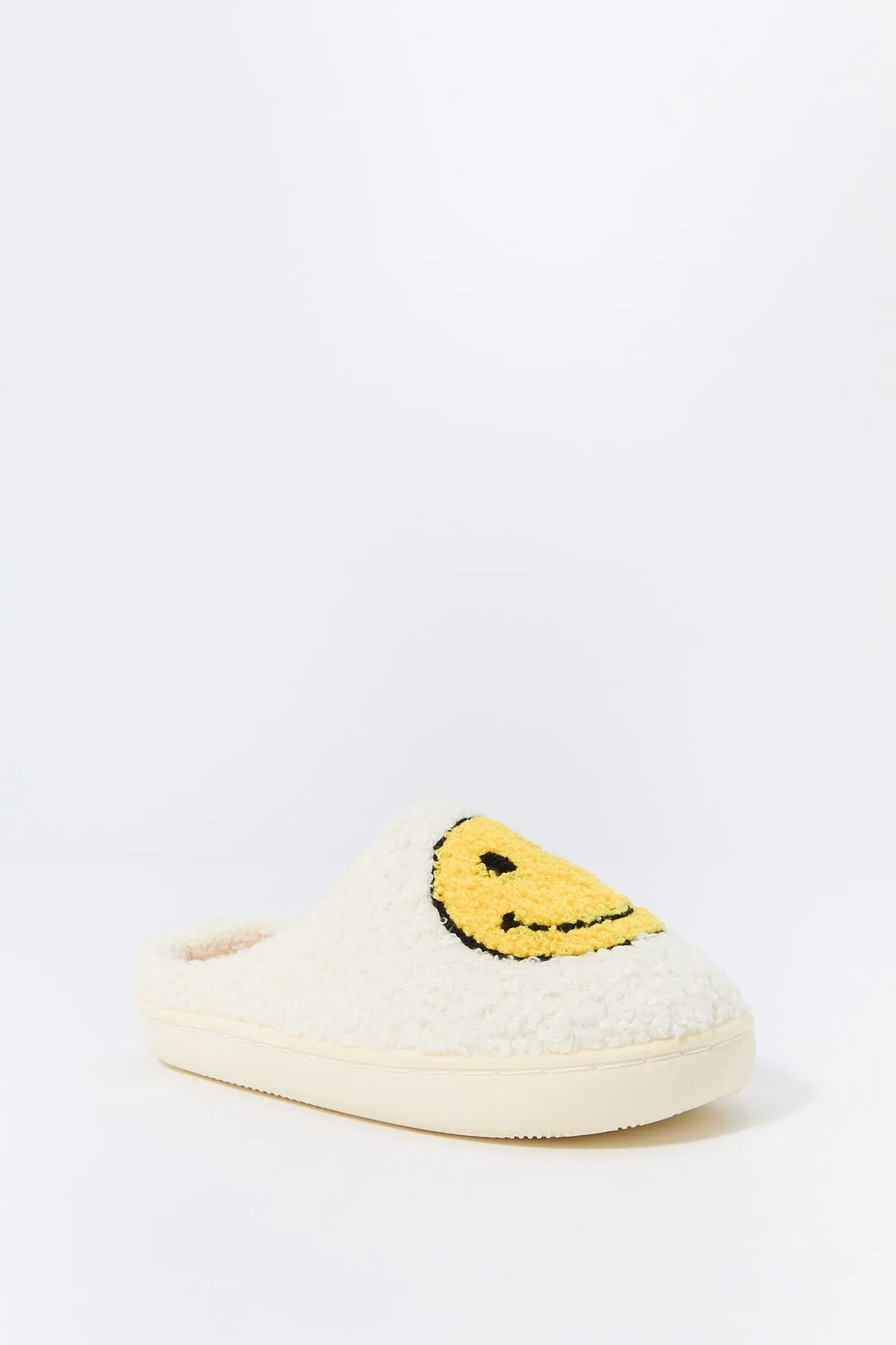 Girls Happy Face Faux-Fur Slipper sold by Urban Planet product image thumbnail 3
