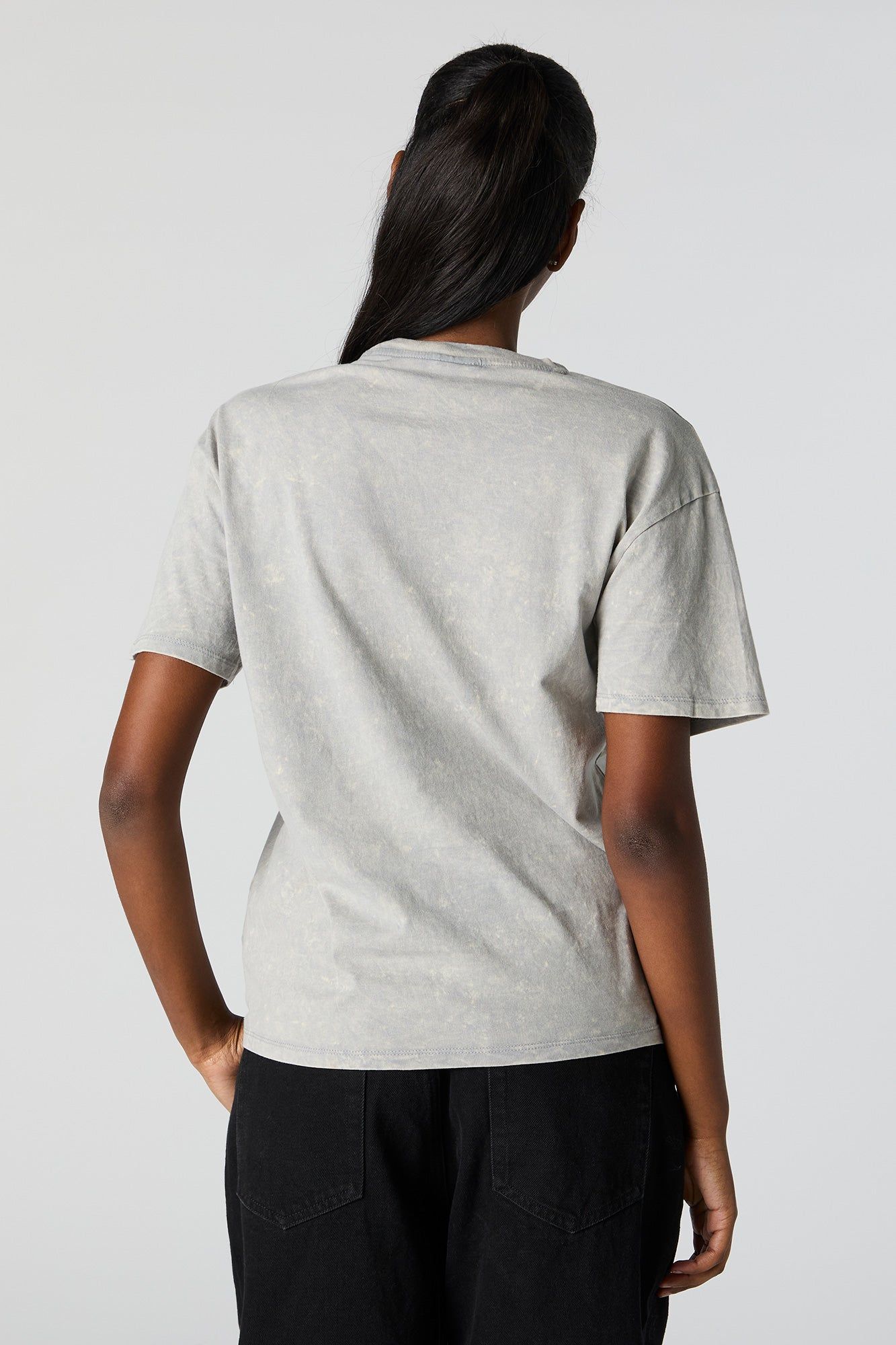 Freedom Graphic Washed Boyfriend T-Shirt sold by Urban Planet product image thumbnail 4