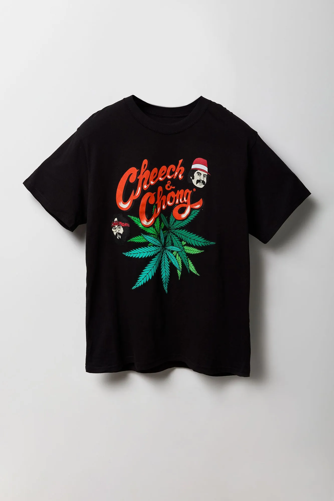 T-shirt coupe garçonne à imprimé Cheech & Chong sold by Urban Planet