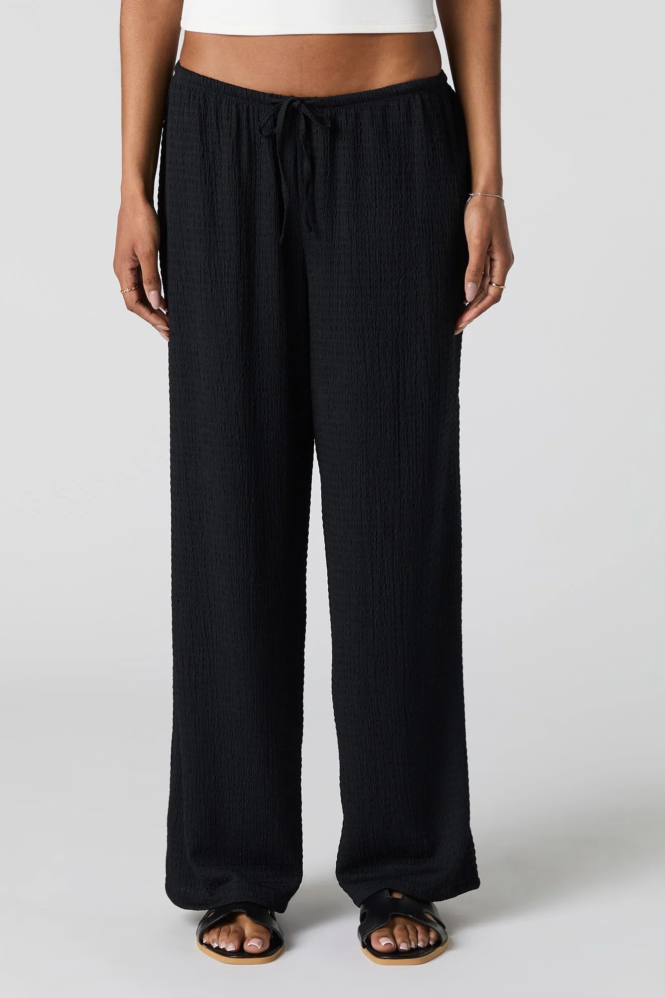 Pantalon texturé à taille coulissante sold by Urban Planet product image thumbnail 5