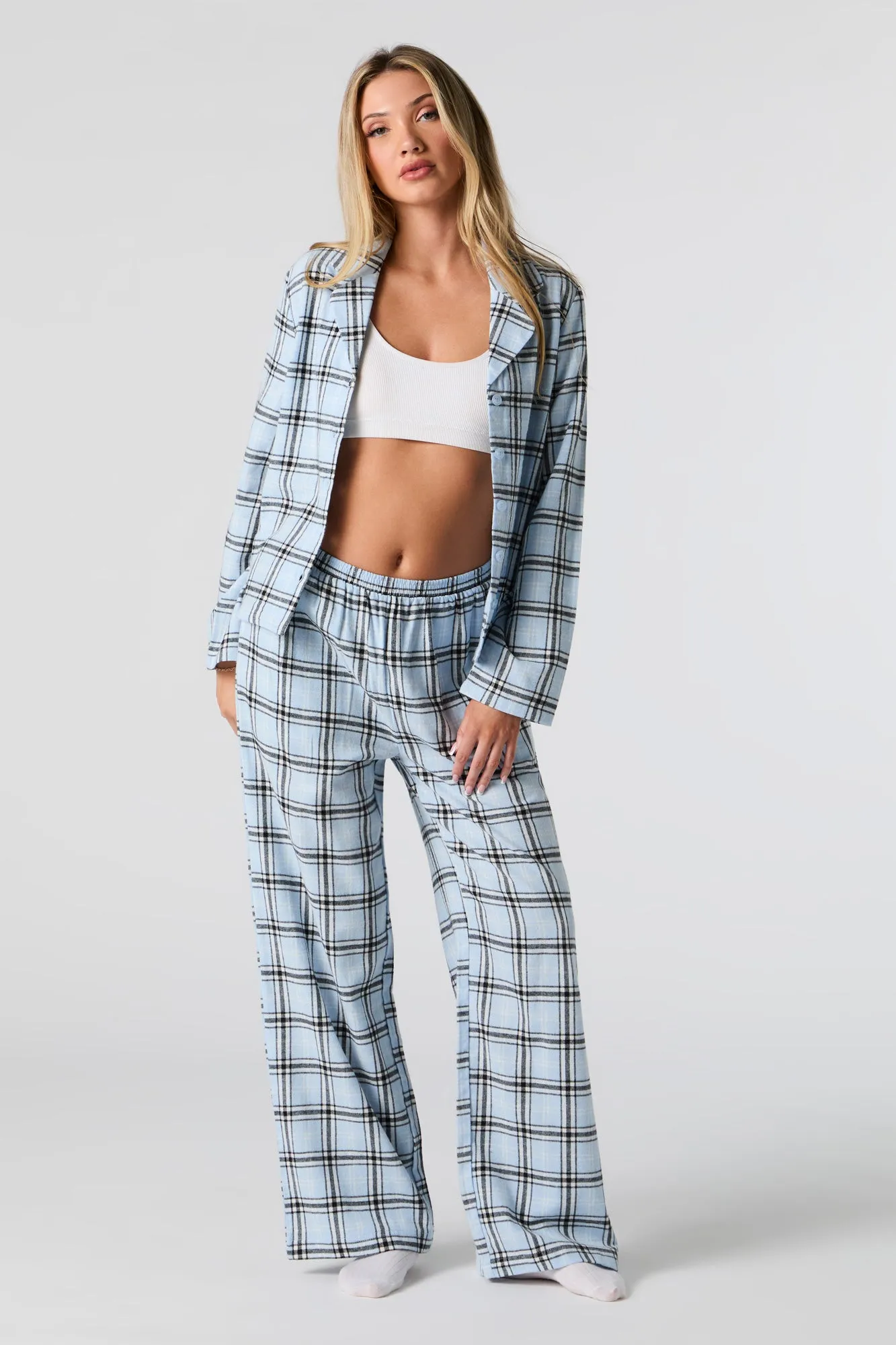 Flannel Pajama Pant sold by Urban Planet product image thumbnail 4
