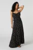 Camisole courte smockée fleurie sold by Urban Planet