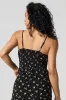Camisole courte smockée fleurie sold by Urban Planet