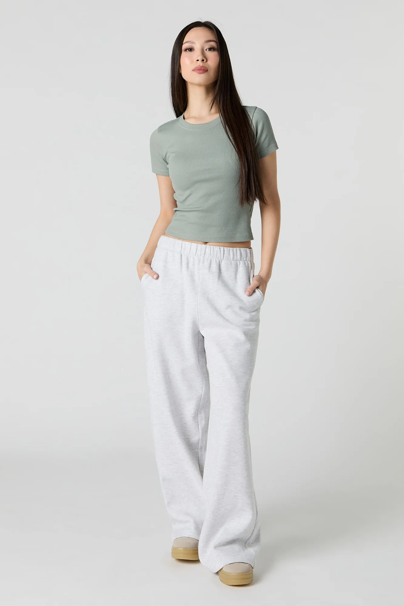 Ribbed T-Shirt sold by Urban Planet product image thumbnail 3