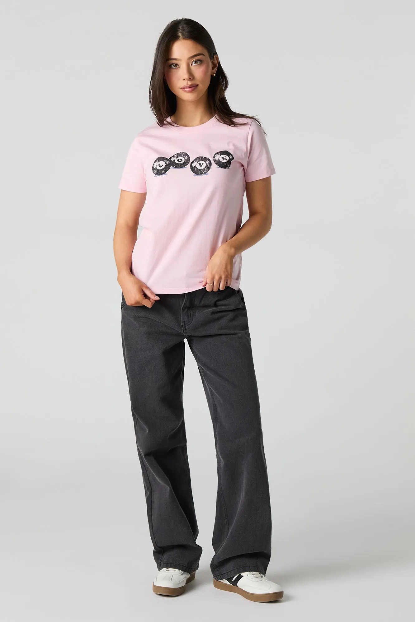 T-shirt à imprimé Love 8 Ball sold by Urban Planet product image thumbnail 2