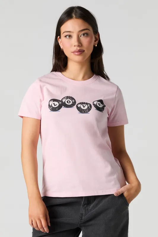 T-shirt à imprimé Love 8 Ball sold by Urban Planet