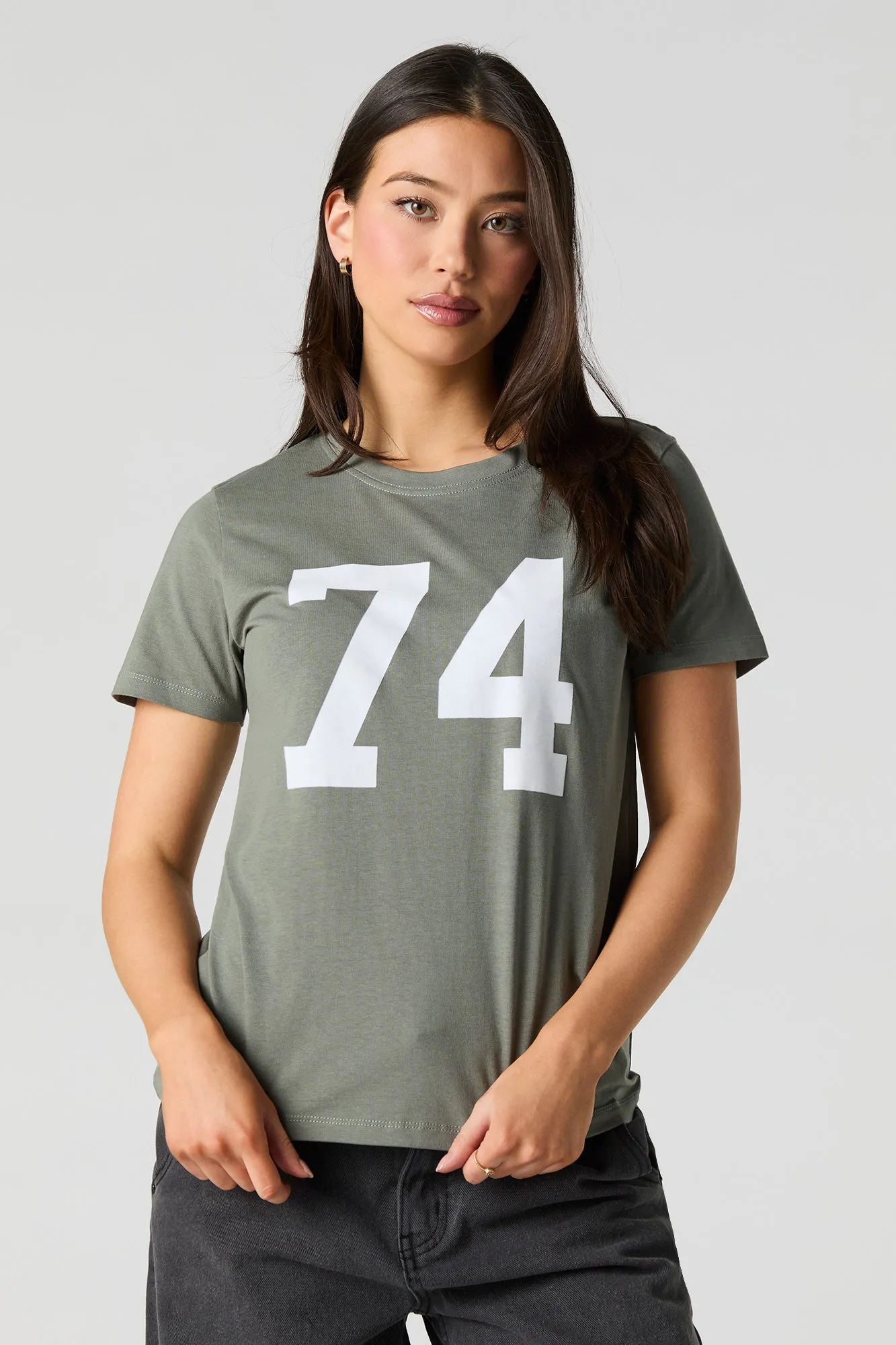 T-shirt à imprimé 74 Flock sold by Urban Planet