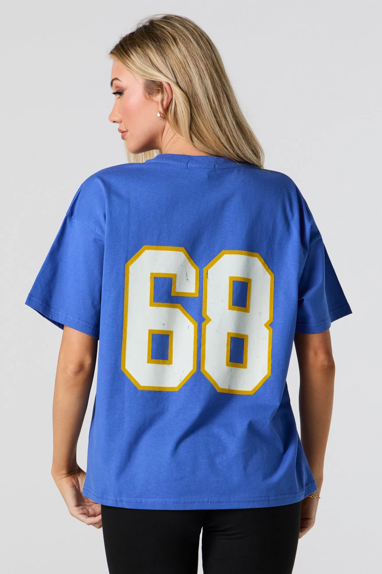 California Flock Print T-Shirt sold by Urban Planet product image thumbnail 2