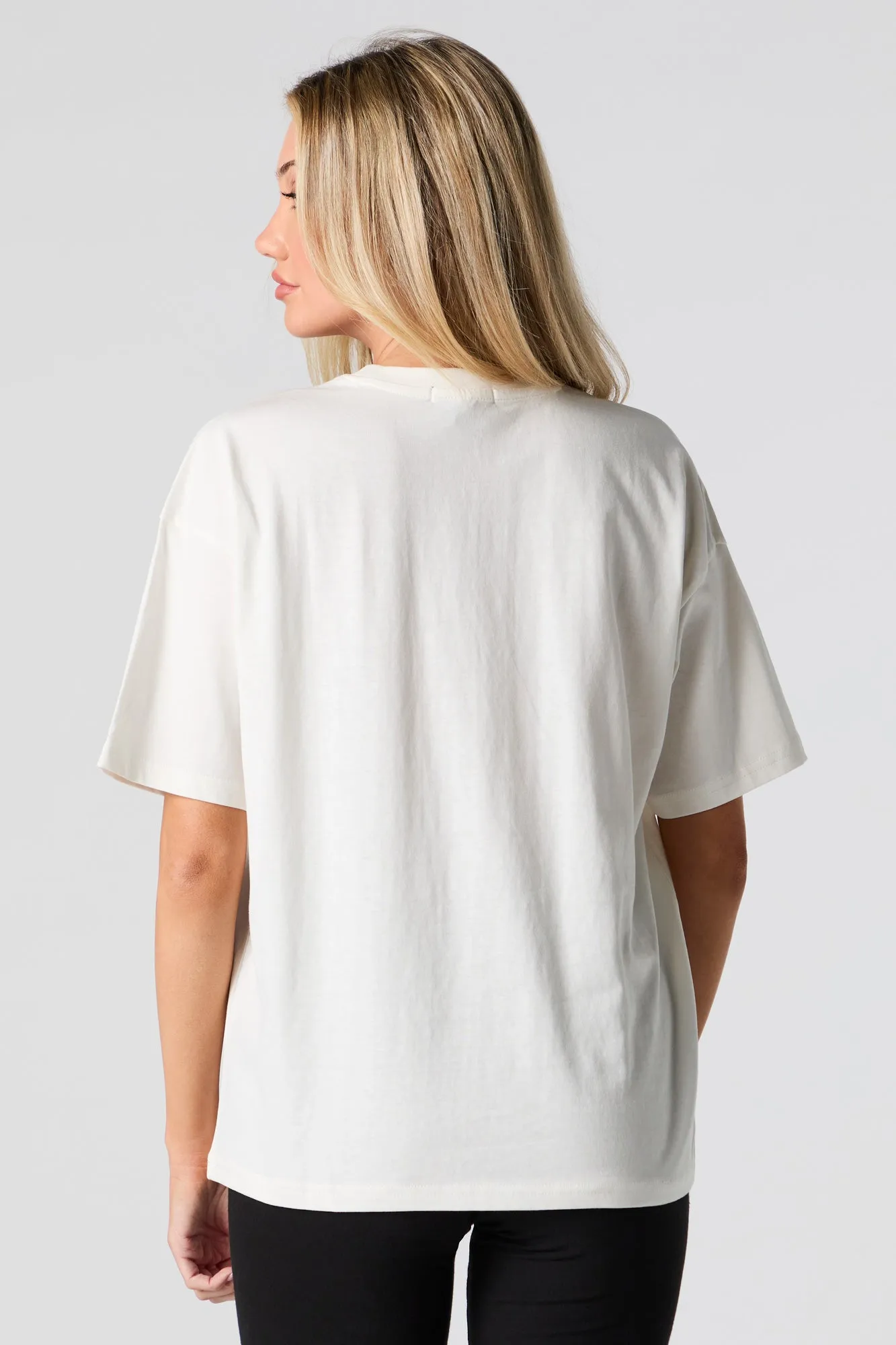 Cherry 8 Ball Puff Print T-Shirt sold by Urban Planet product image thumbnail 3