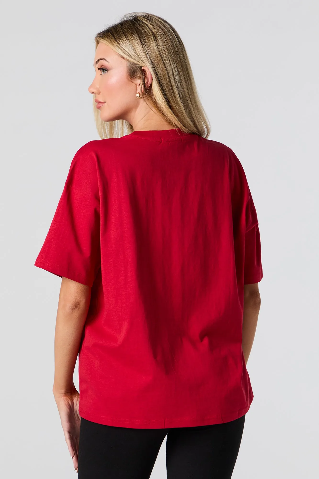 Cowgirl 84 Flock Print T-Shirt sold by Urban Planet product image thumbnail 3