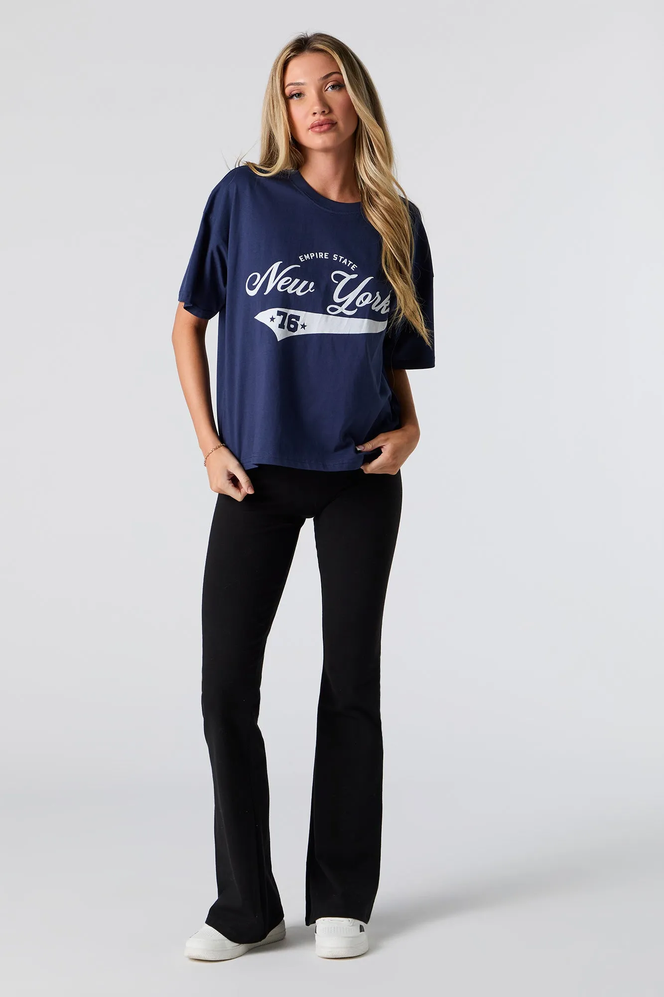 T-shirt à imprimé New York 76 sold by Urban Planet product image thumbnail 2