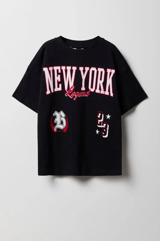 T-shirt à imprimé New York Legend pour garçon sold by Urban Planet