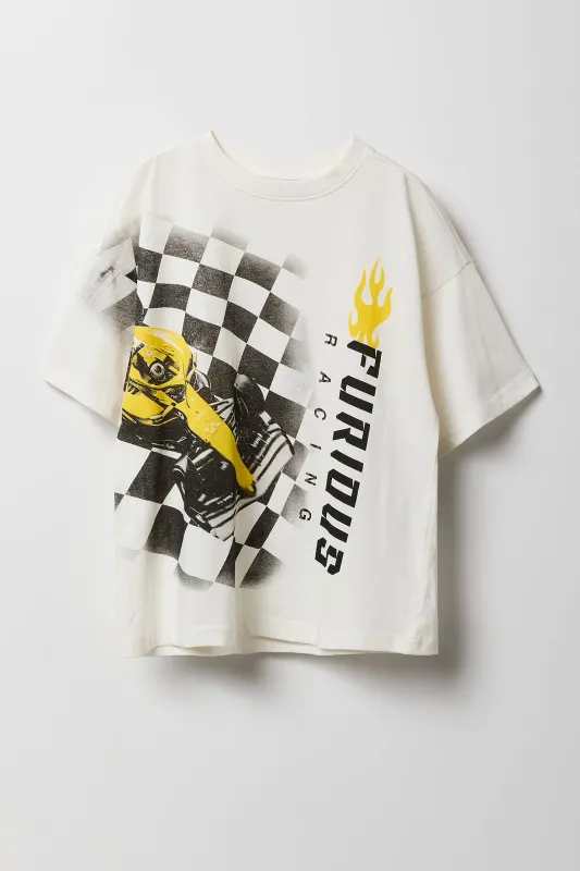 Boys Furious Racing Graphic T-Shirt sold by Urban Planet