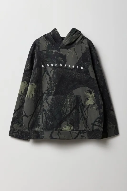 Haut à capuchon en molleton à imprimé Active Essentiels pour garçons sold by Urban Planet