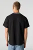 Textured Contrast Crewneck T-Shirt sold by Urban Planet