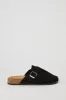 Faux Suede Buckle Clog sold by Urban Planet