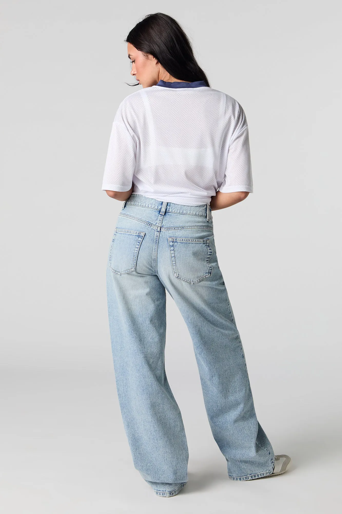 High Rise Wide Leg Light Jean sold by Urban Planet product image thumbnail 3