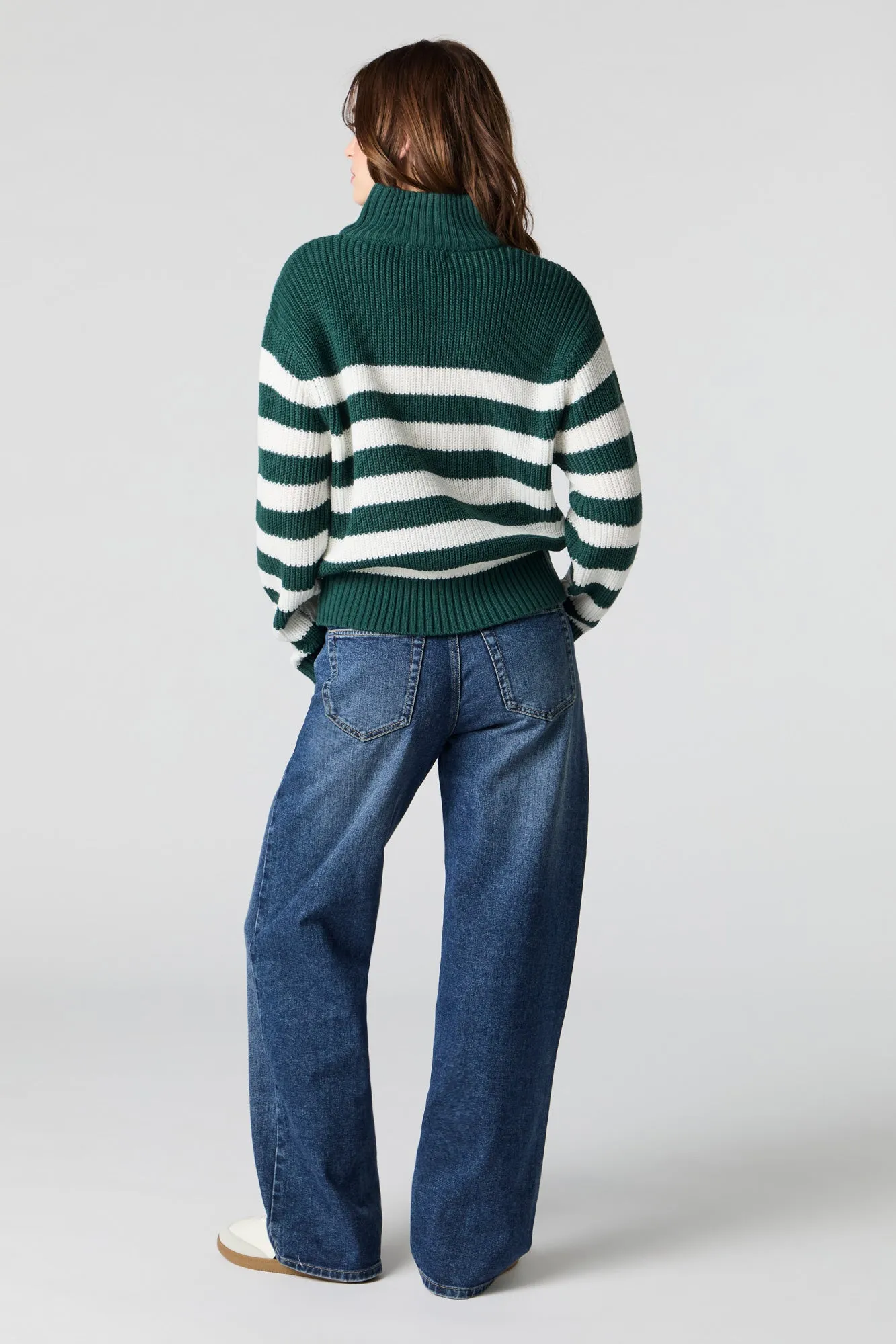 High Rise Wide Leg Dark Jean sold by Urban Planet product image thumbnail 3